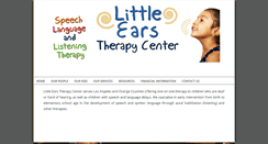 Desktop Screenshot of littleearstherapy.com